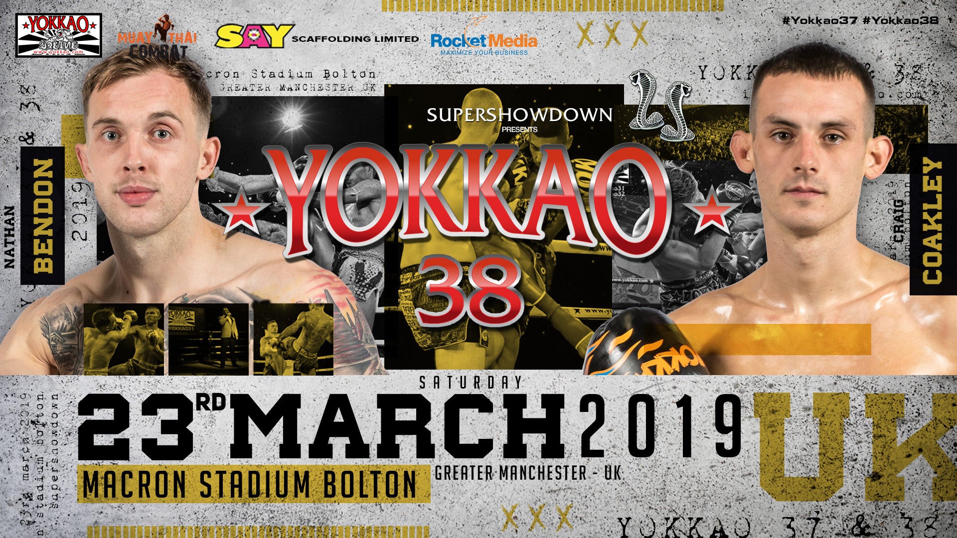 YOKKAO 38: Nathan Bendon vs Craig Coakley