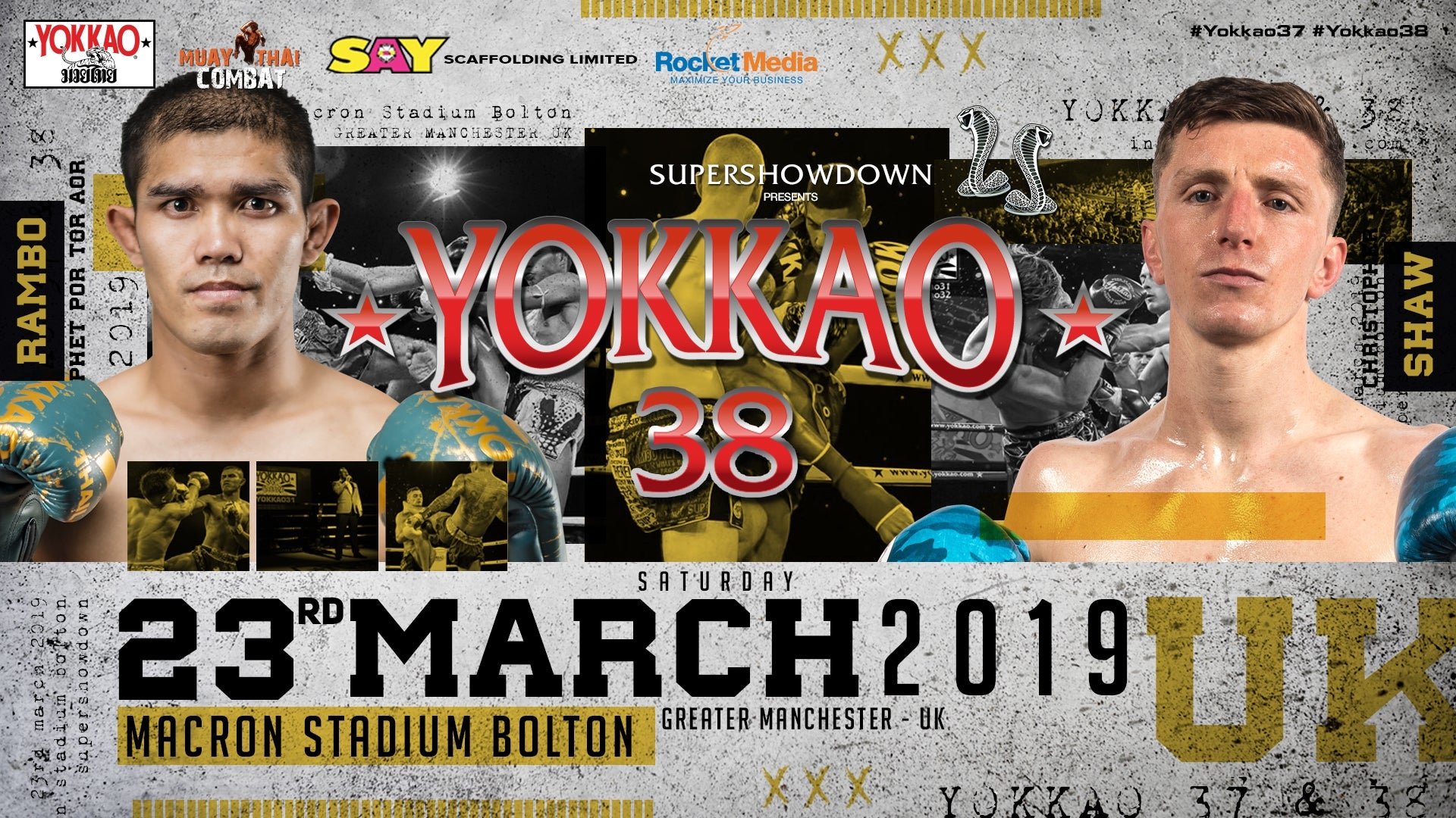 Christopher Shaw Steps In To Face Rambo For YOKKAO 38