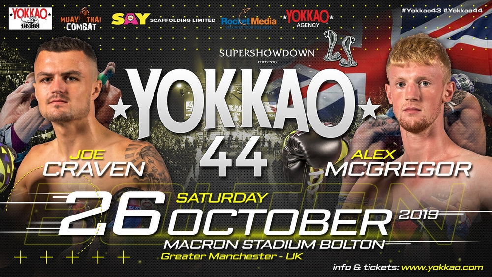 YOKKAO 44: Joe Craven vs Alex McGregor