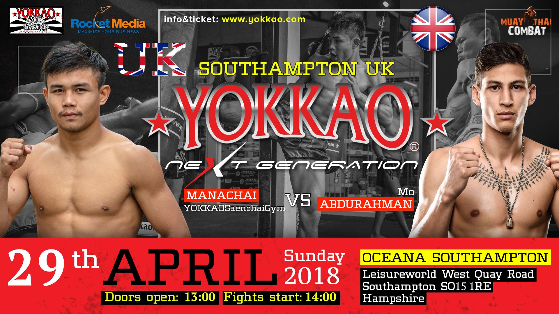 Manachai Faces Rising Kickboxing Star Mo Abdurahman in UK