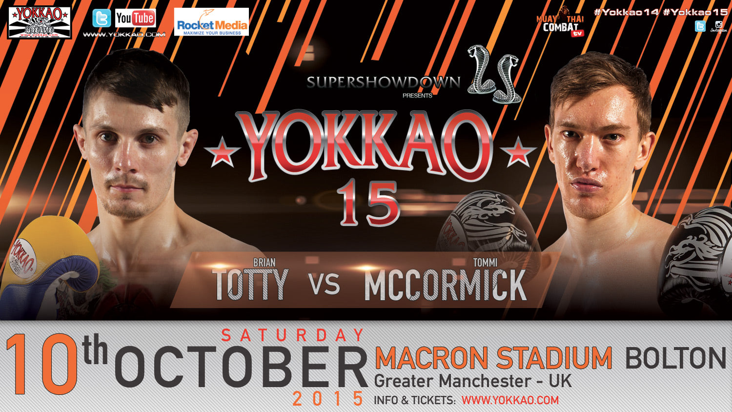 YOKKAO 15 Double Interview: Totty vs McCormick