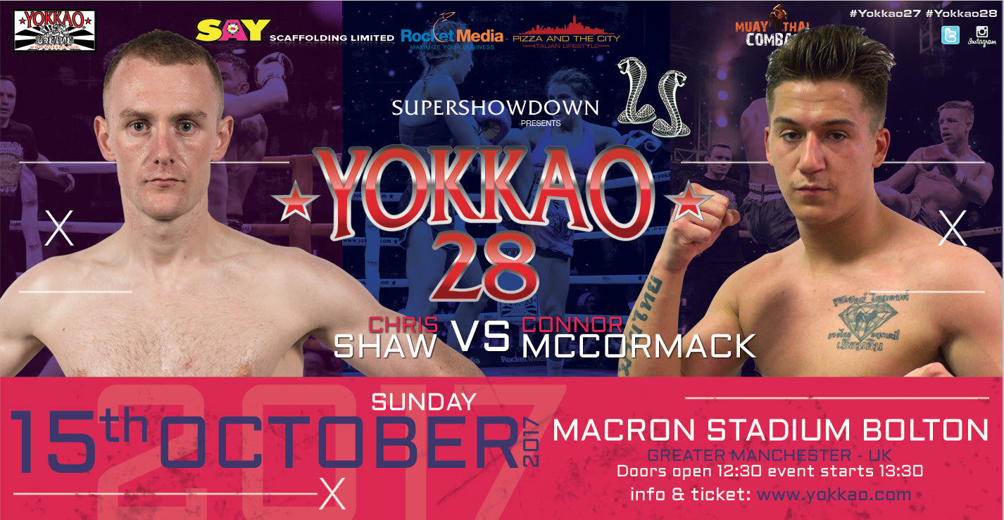 Chris Shaw Meets Connor McCormack at YOKKAO 28