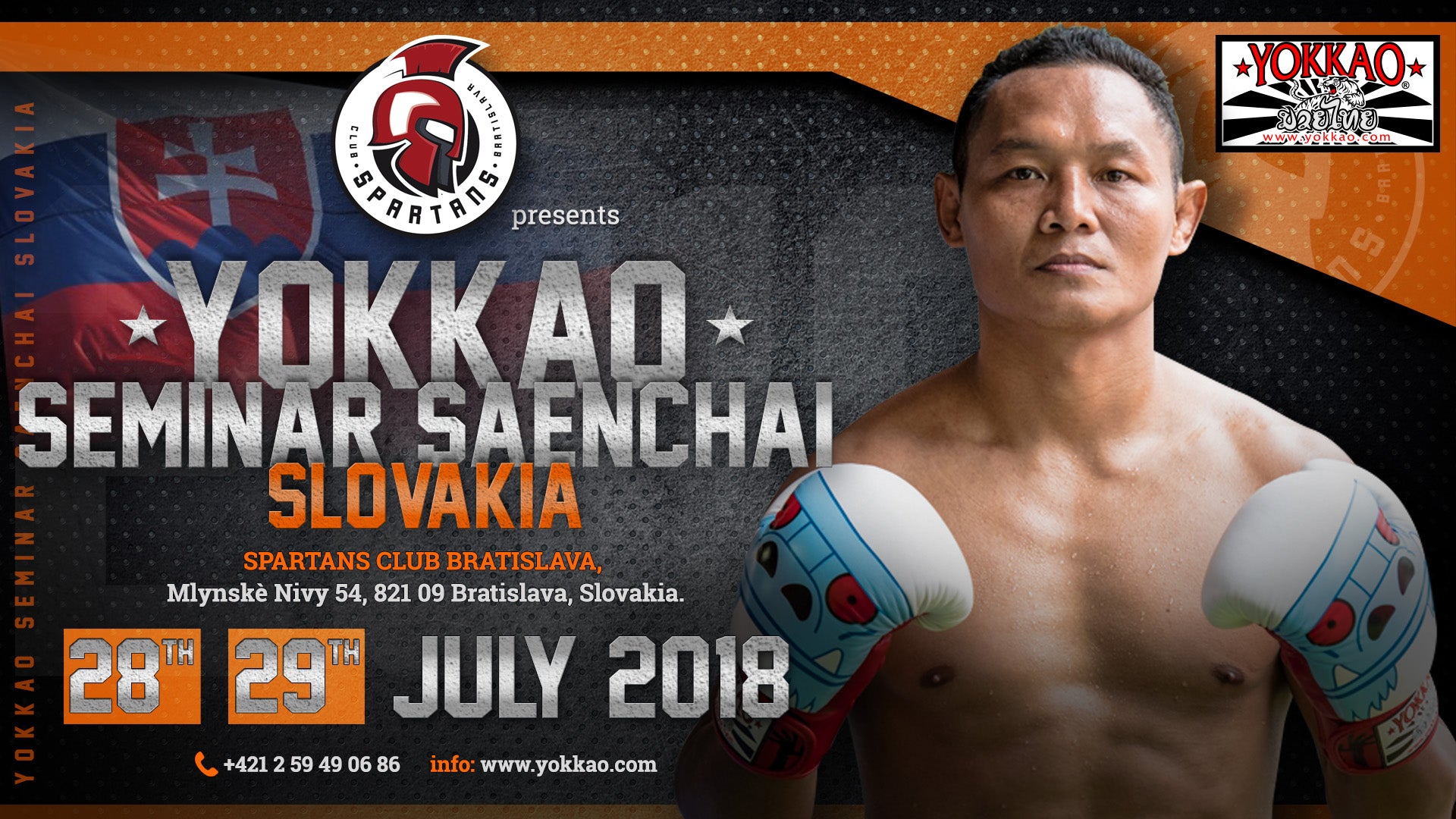 Bratislava hosts 1st YOKKAO Seminar with Saenchai in Slovakia