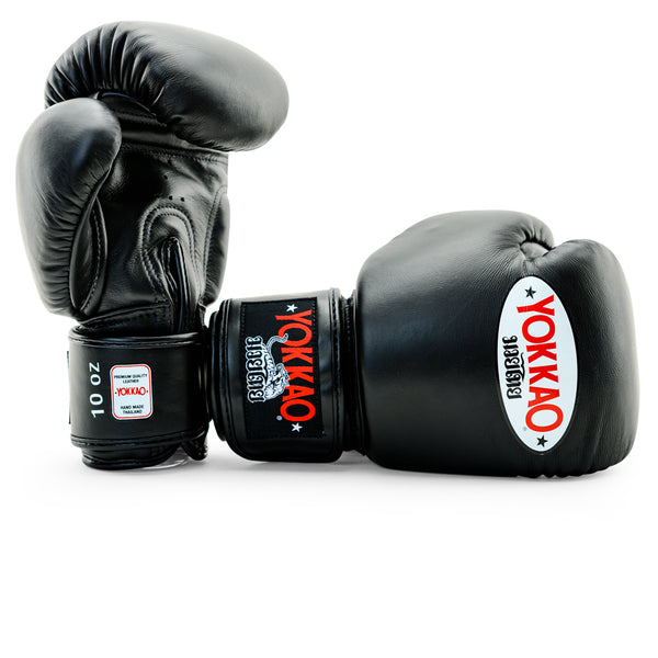 Muay Thai Gloves | YOKKAO Matrix Black Boxing Gloves