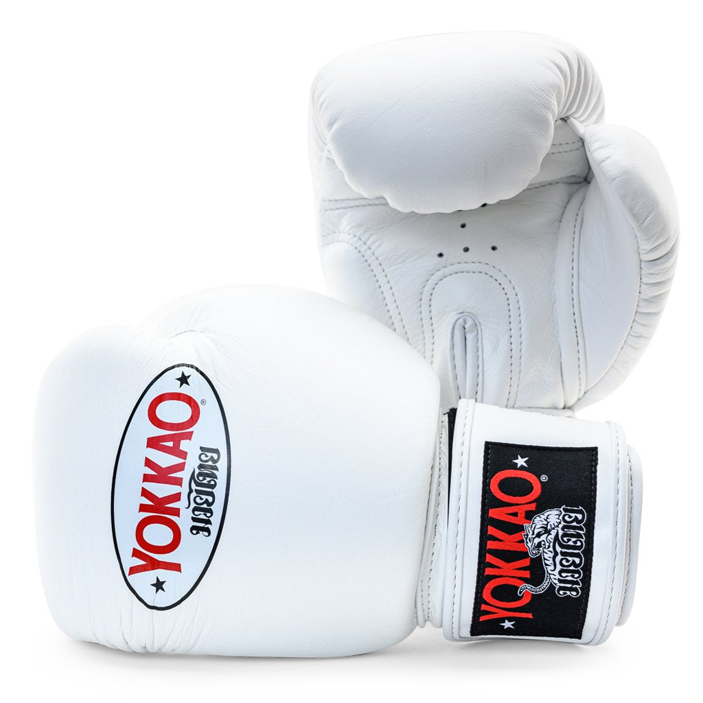 Muay Thai Gloves | YOKKAO Matrix White Boxing Gloves