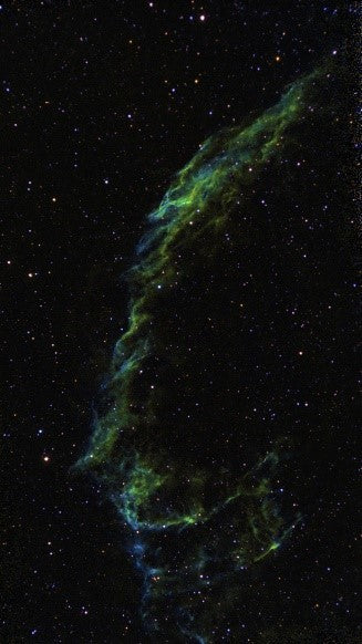 veil nebula from SeeStar