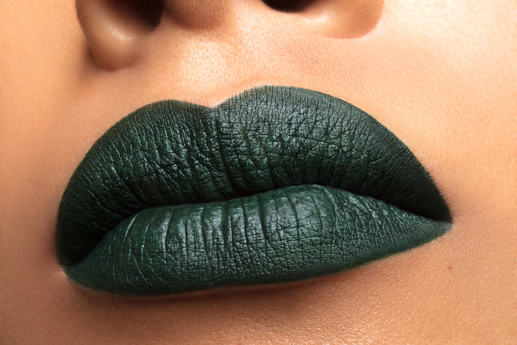 green liquid lipstick