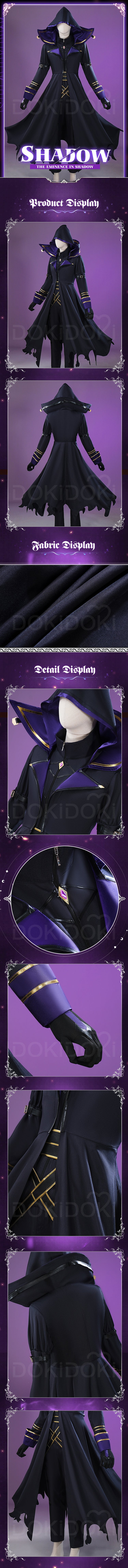 Anime The Eminence in Shadow Cid Kagenou Cosplay Full Outfit Assassin  Costume