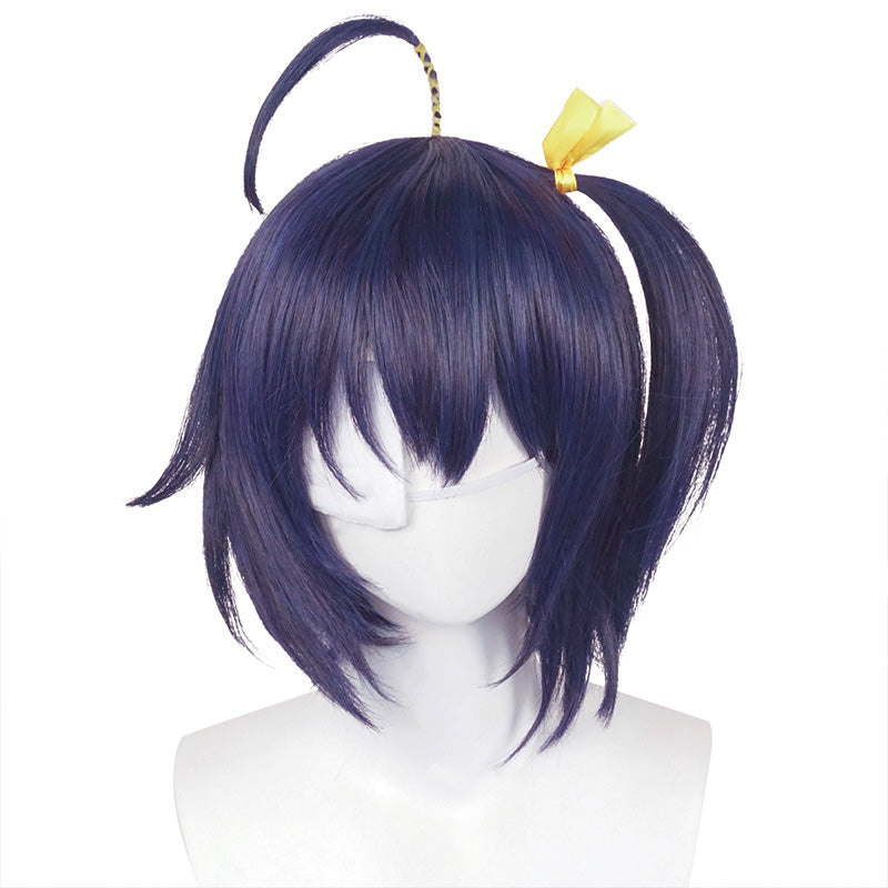 Anime Love Chunibyo  Other Delusions Takanashi Rikka Cosplay Wig Purple  Black Heat Resistant Synthetic Hair Wigs  Wig Cap  Fruugo IN