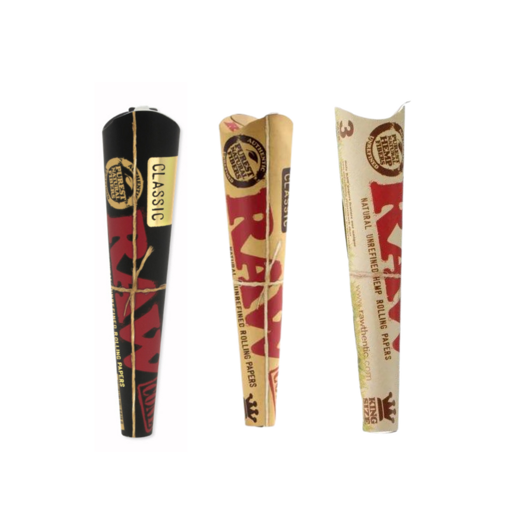 RAW RAWket FIVE CONE KIT Rolling Papers - NEW Assorted SIZES PRE
