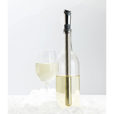 silicon and stainless steel wine chiller stick