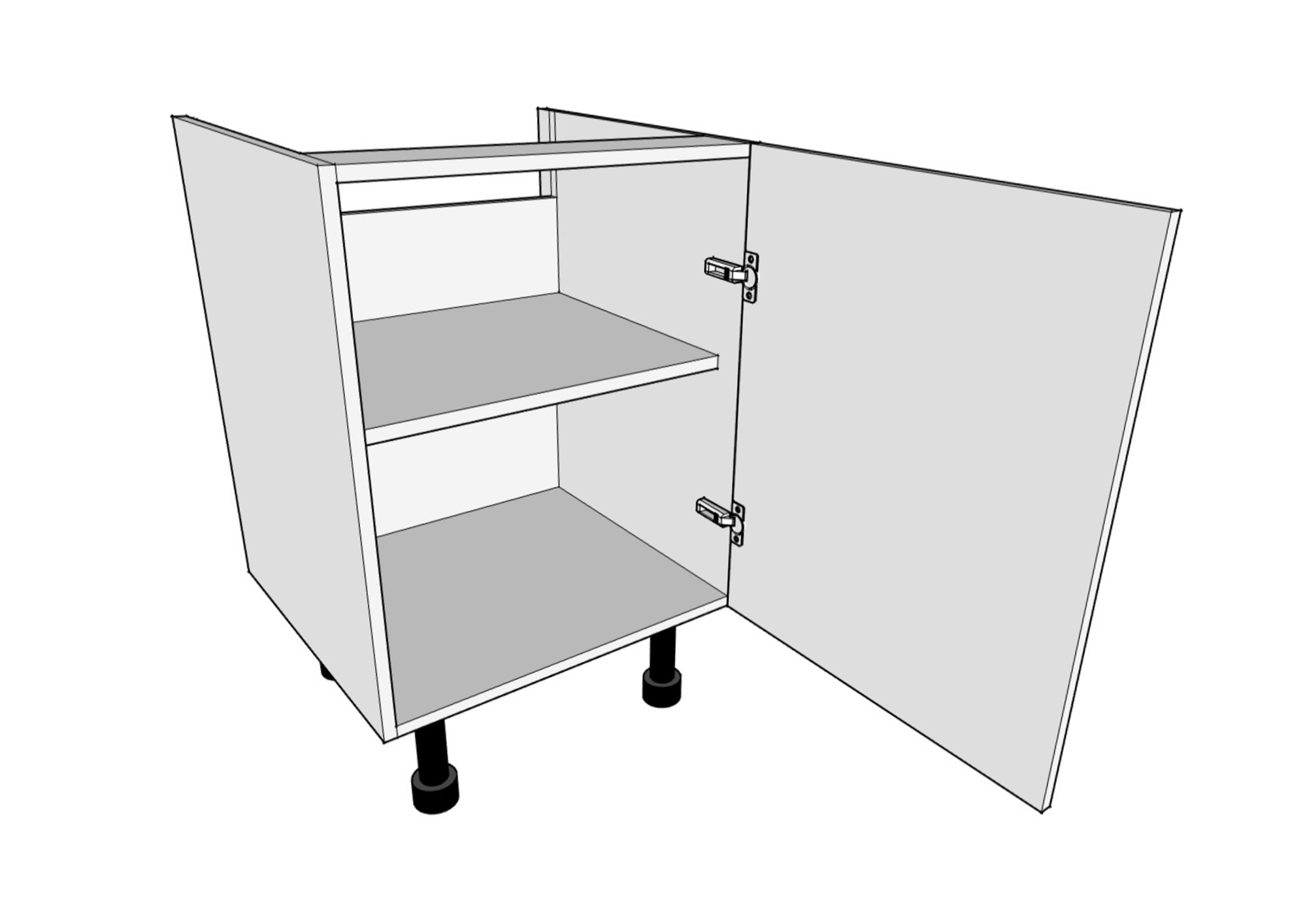 kitchen sink for 500mm base unit