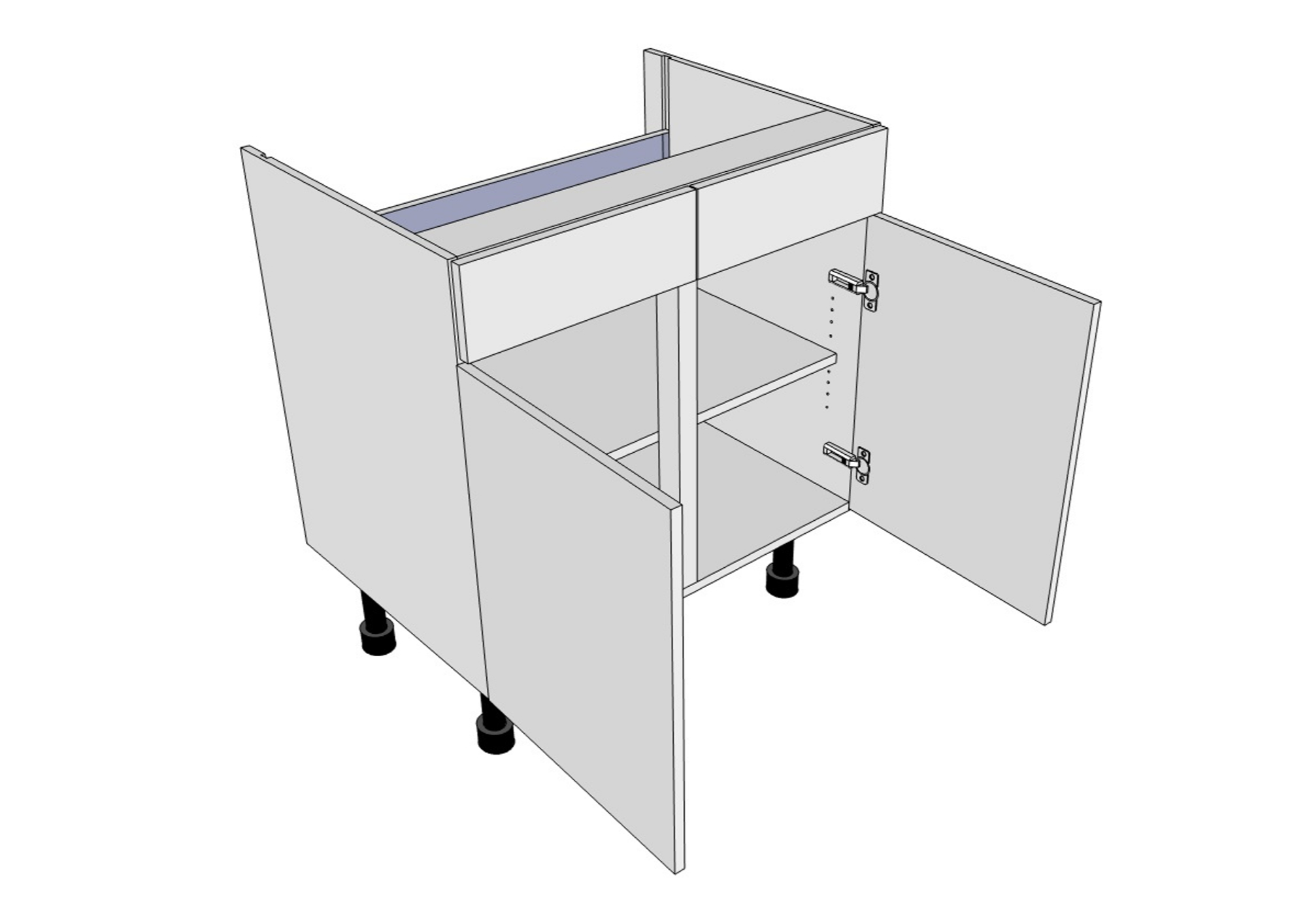 kitchen sink base units b&amp