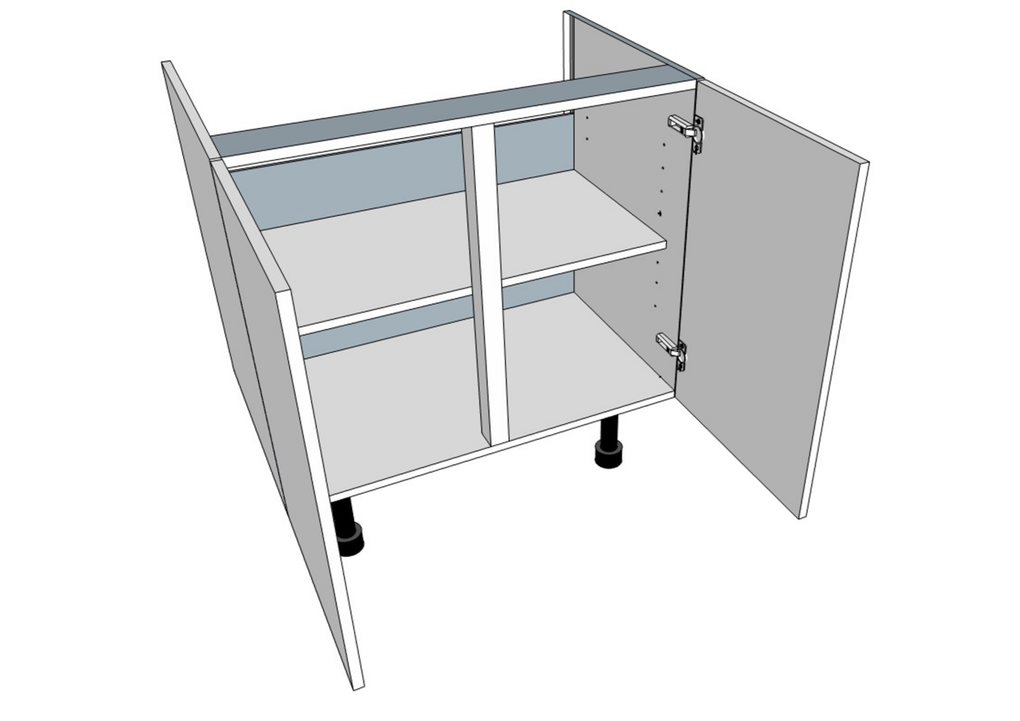 kitchen sink base unit size