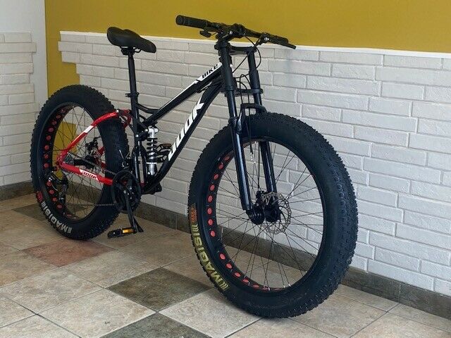 fat bike with alloy wheels
