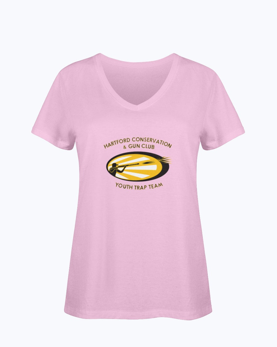 Fruit of the Loom Ladies HD V Neck T
