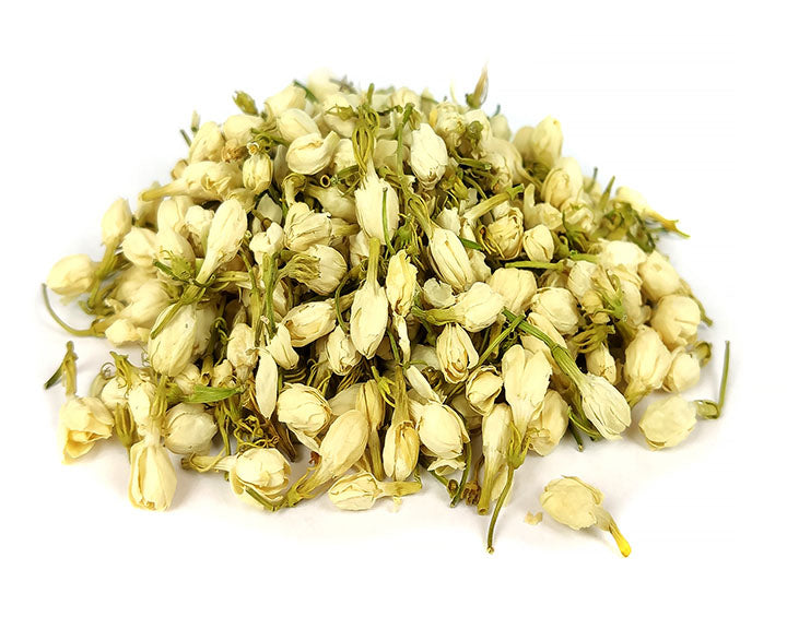 TEARELAE - Dried Jasmine Flowers Bud - Edible Flowers For Drinks - 100%  Natural Dried Herbs Loose Leaf Herbal Tea - For Soap Making, Bath Bombing