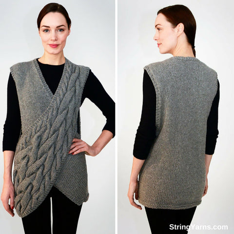 String Yarns Monthly Style: Criss-Cross Vest | String Yarns