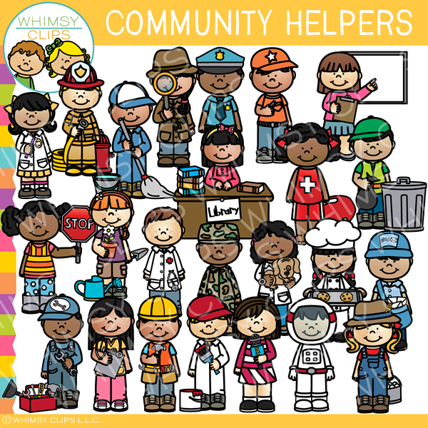 Community Helpers Clip Art Images And Illustrations Whimsy Clips