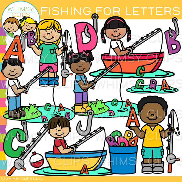 Fishing Bait and Tackle Shop Clip Art by Whimsy Clips