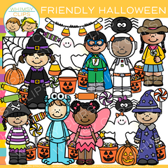 Friendly Halloween Clip Art , Images & Illustrations | Whimsy Clips