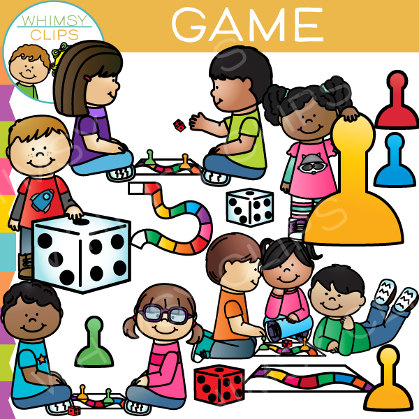 Game Kids Clip Art , Images & Illustrations | Whimsy Clips