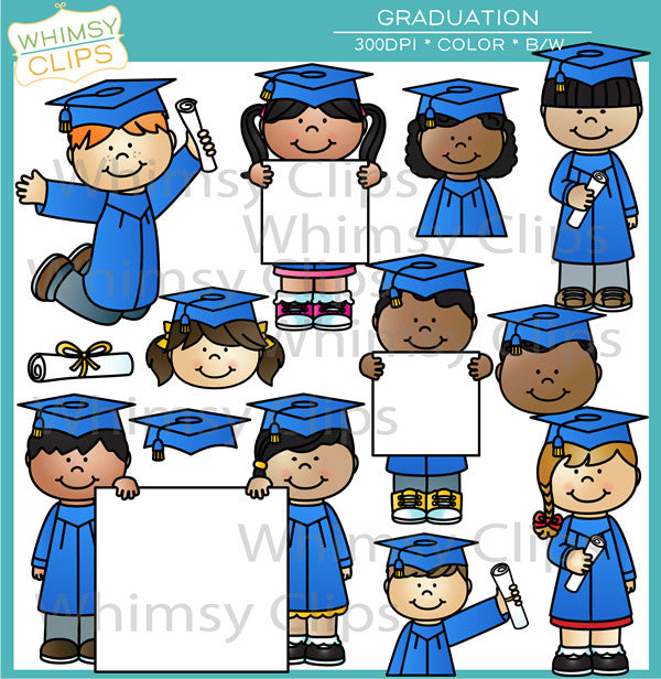 Download Graduation Kids Clip Art Images Illustrations Whimsy Clips