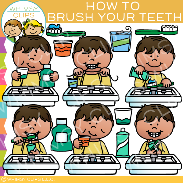 how-to-brush-your-teeth-clip-art-images-illustrations-whimsy-clips