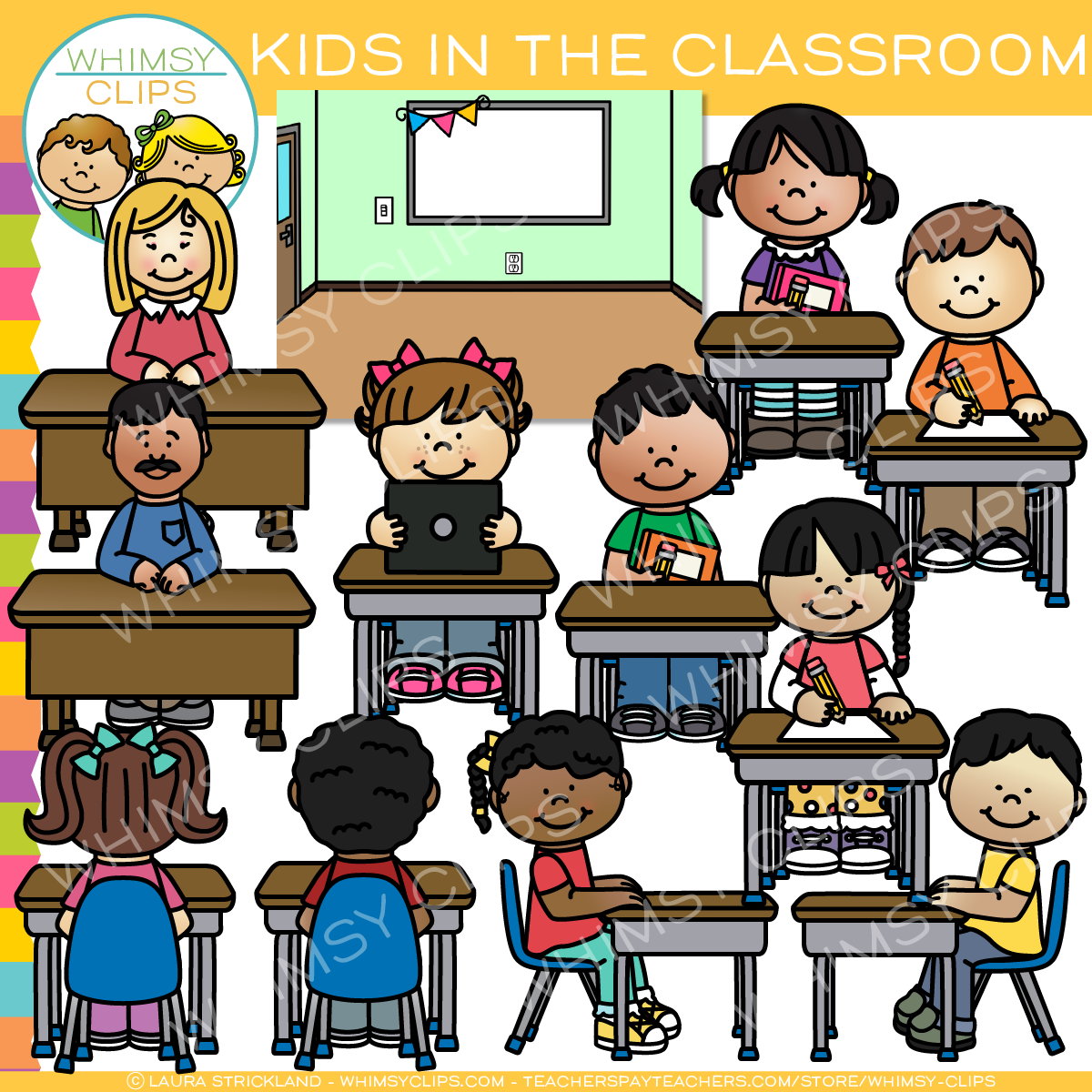 Free Children In Classroom Clipart Download Free Chil - vrogue.co