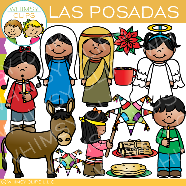 Las Posadas Clip Art , Images & Illustrations Whimsy Clips