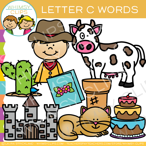 Letter C Alphabet Clip Art , Images & Illustrations | Whimsy Clips