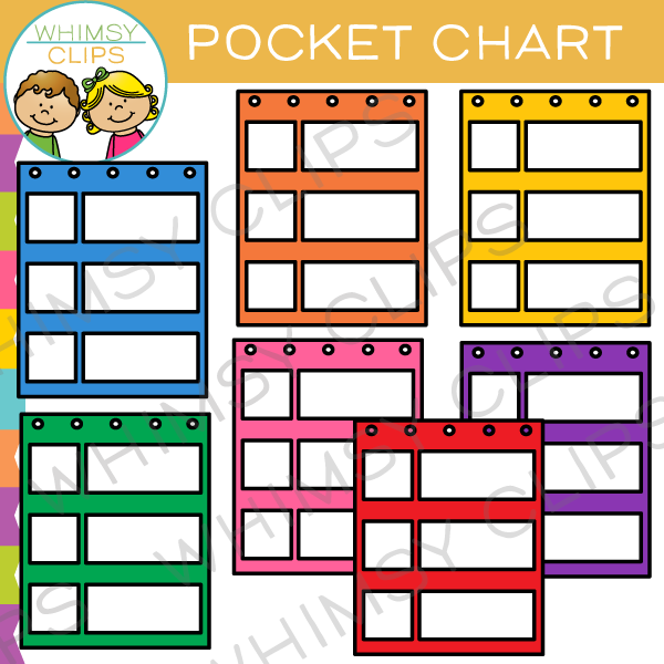 Pocket Chart Clip Art Images Illustrations Whimsy Clips