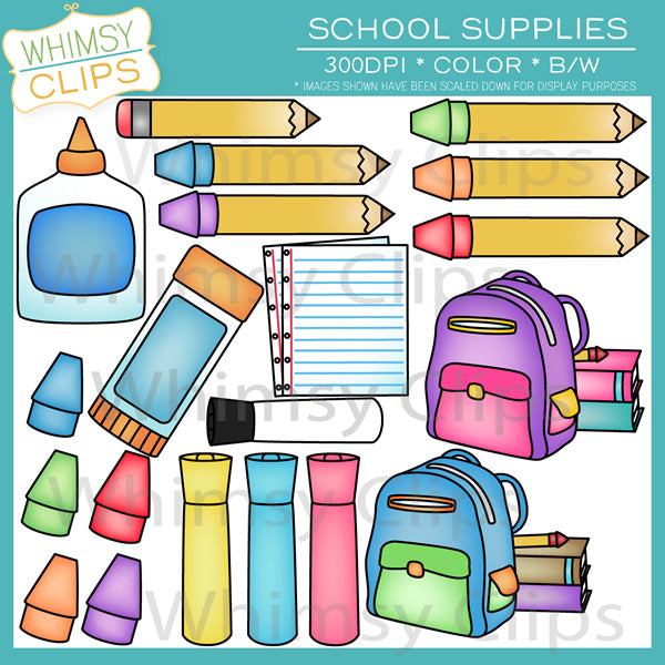 ART SUPPLIES clipart, SCHOOL (1171887)