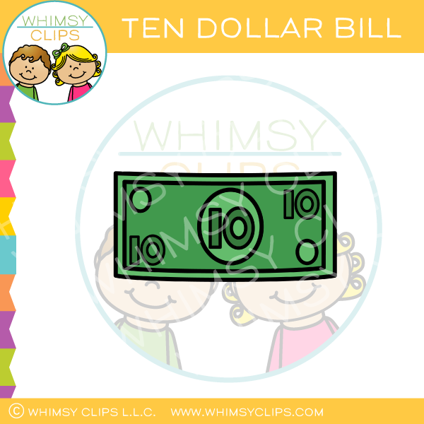 1 dollar bill clip art