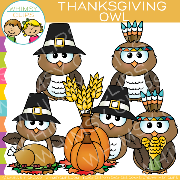 thanksgiving owl clip art