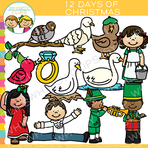 twelve-days-of-christmas-clip-art-images-illustrations-whimsy-clips