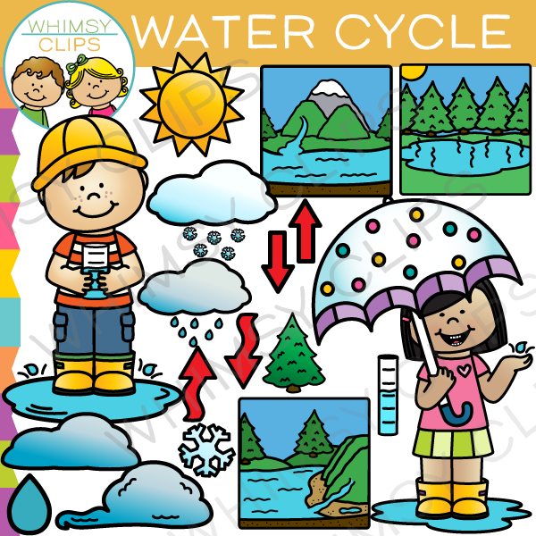 child weather reporter clipart