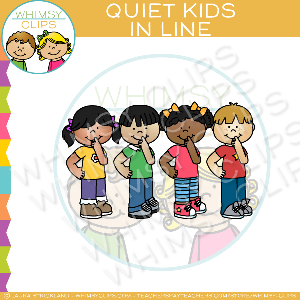 quiet person clip art