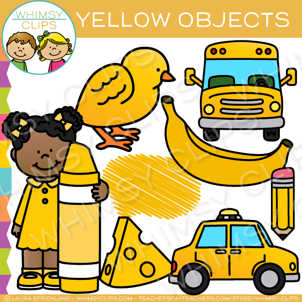 Download Yellow Color Objects Clip Art Images Illustrations Whimsy Clips