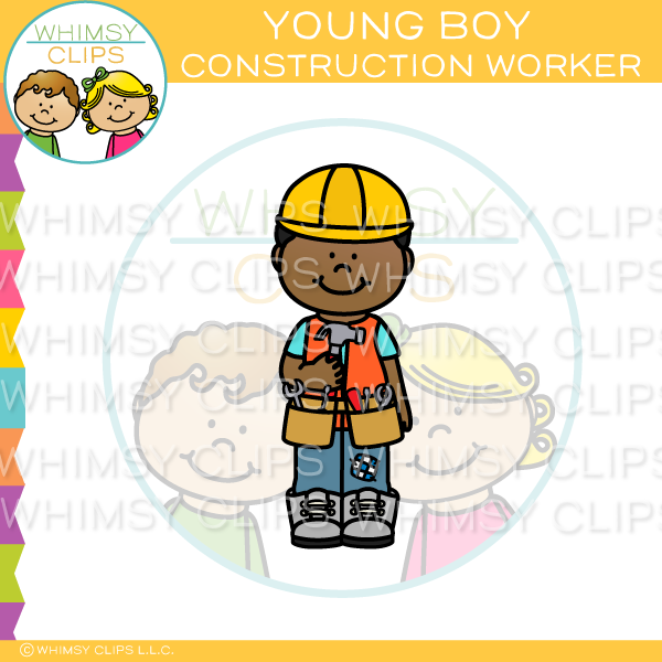 construction worker clipart