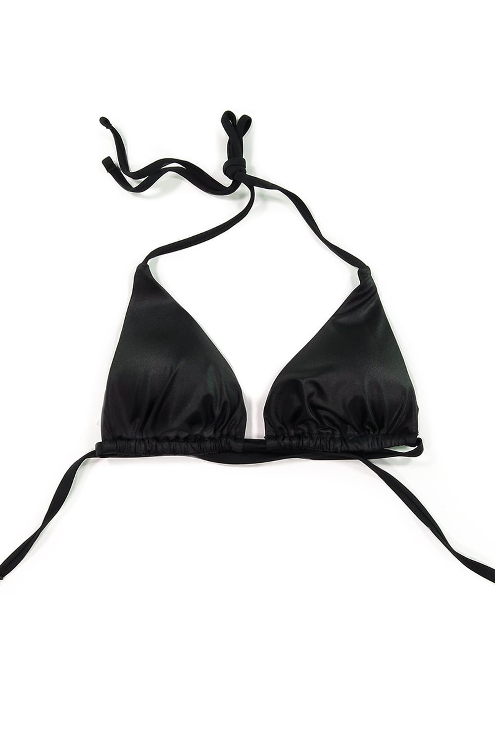 Unified Bikini Top — Shiny Black – Unify the Ties