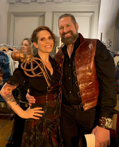 steampunk couple edwardian ball