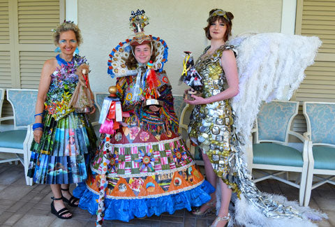 Trashion show: Recycled trash into fashion