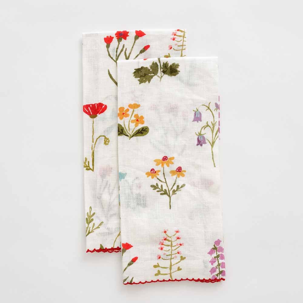 Botanical Cocktail Napkin (Set of 6) – 7 petals home