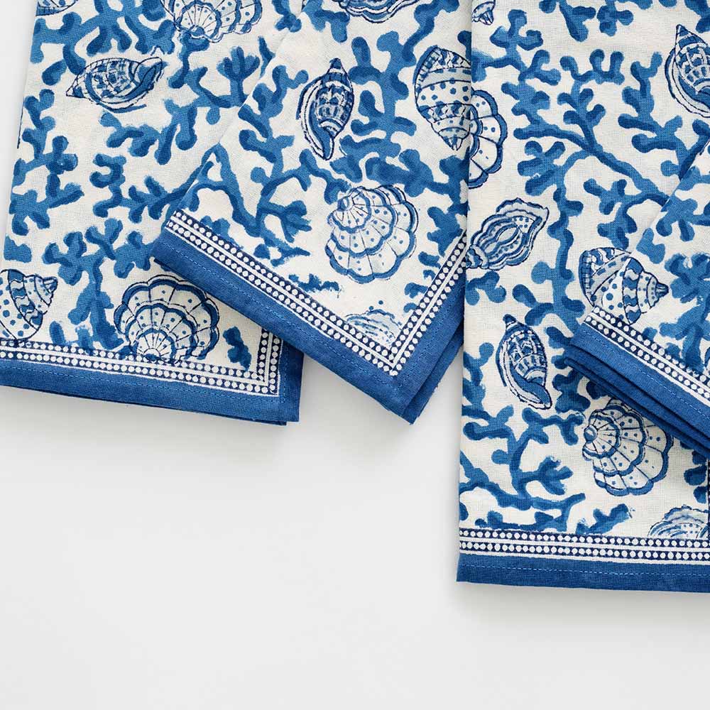 Caroline Blue Tea Towels | Set of 2