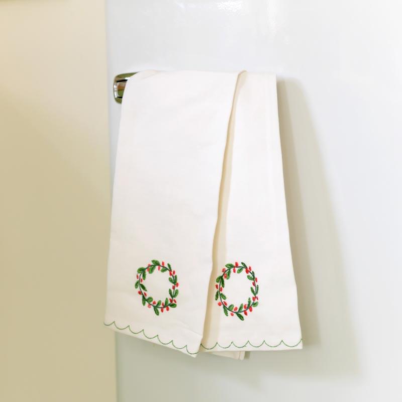 Riggs Kitchen Tea Towels 100% Cotton Embroidered Christmas Designs. 11 x  Designs