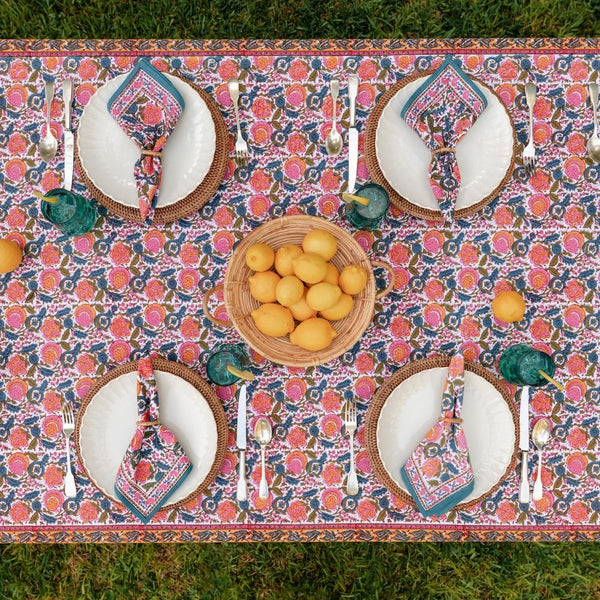 Jewel Blossom Tablecloth - Pomegranate Inc.