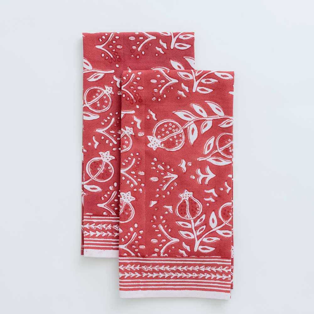 Tapestry Persimmon Tea Towels