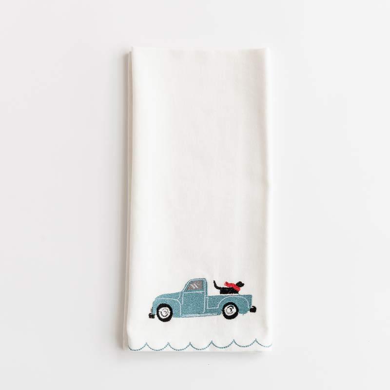 Blue Truck Cocktail Napkin (Set of 6)