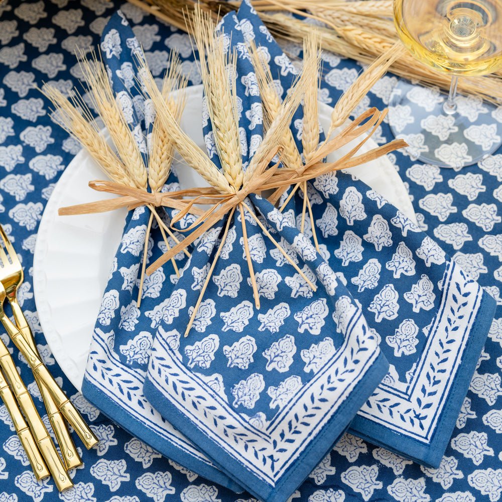 Pom Buti Denim Oven Mitt Set